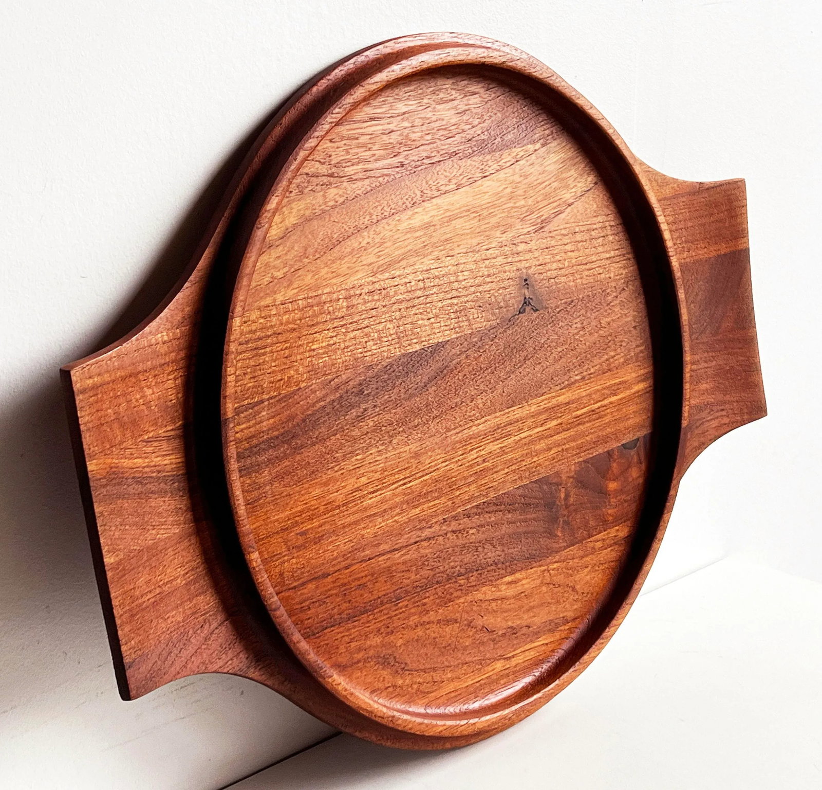 Vintage 21" Danish Modern Teak Cocktail Serving Tray by Jens Quistgaard for Dansk - 4