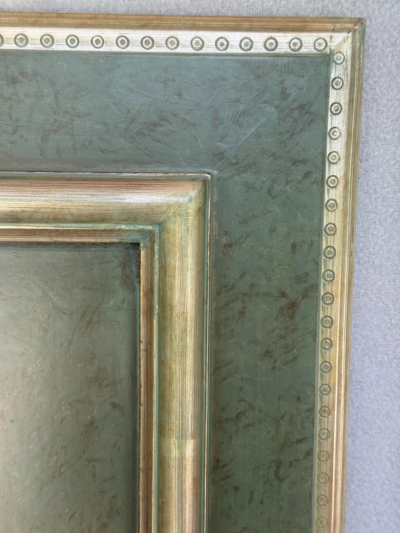 Vintage Silver Verde Wall Mirror Howard Elliot - 8