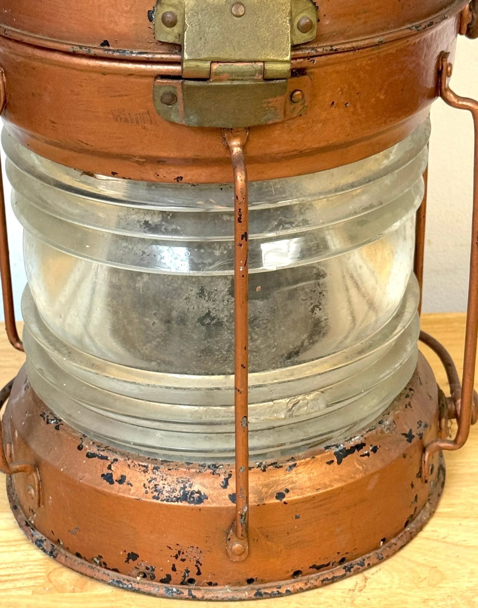 Antique English Maritime Lantern "Meteorite 50811" by Meteorite Lamp Co. - 10