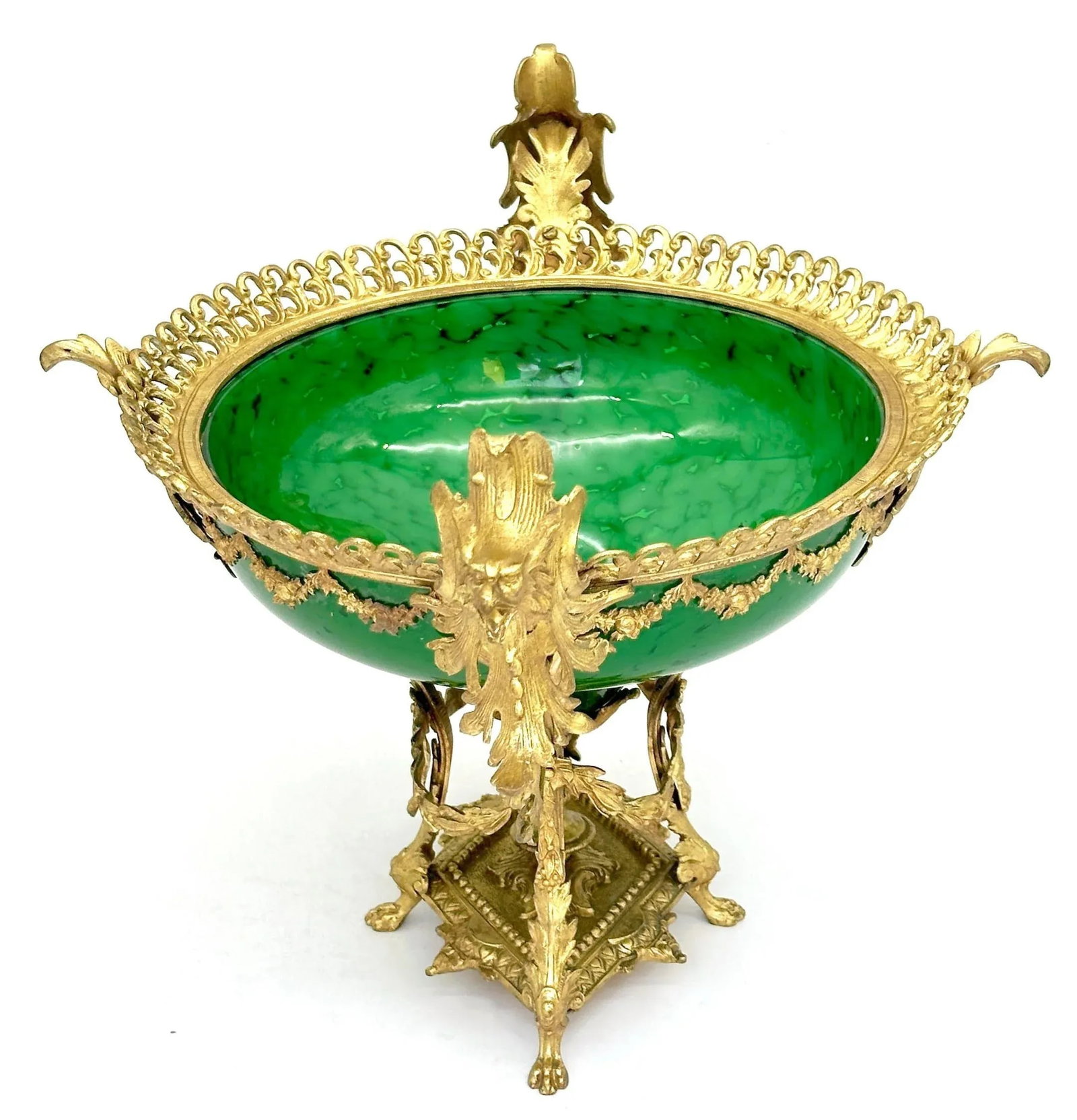 Belle Époque Ormolu-Mounted Loetz Style Art Glass Centerpiece, circa 1890 - 8