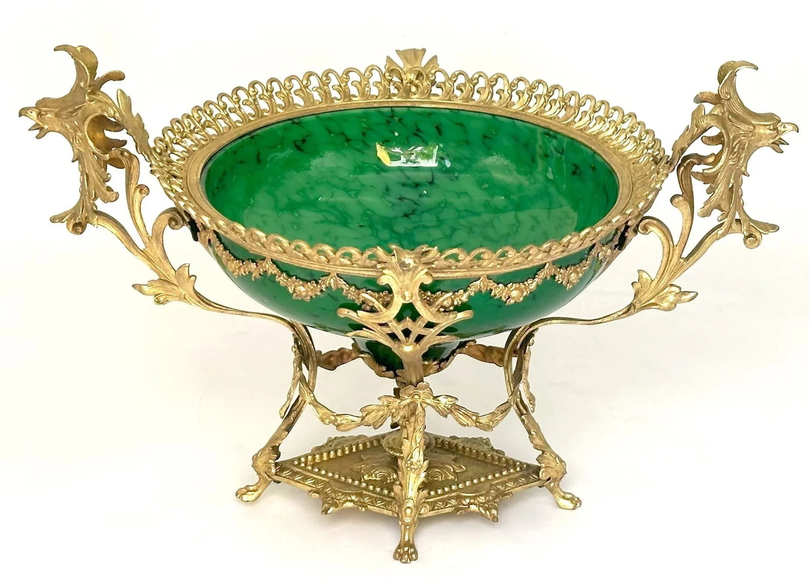Belle Époque Ormolu-Mounted Loetz Style Art Glass Centerpiece, circa 1890 - 9