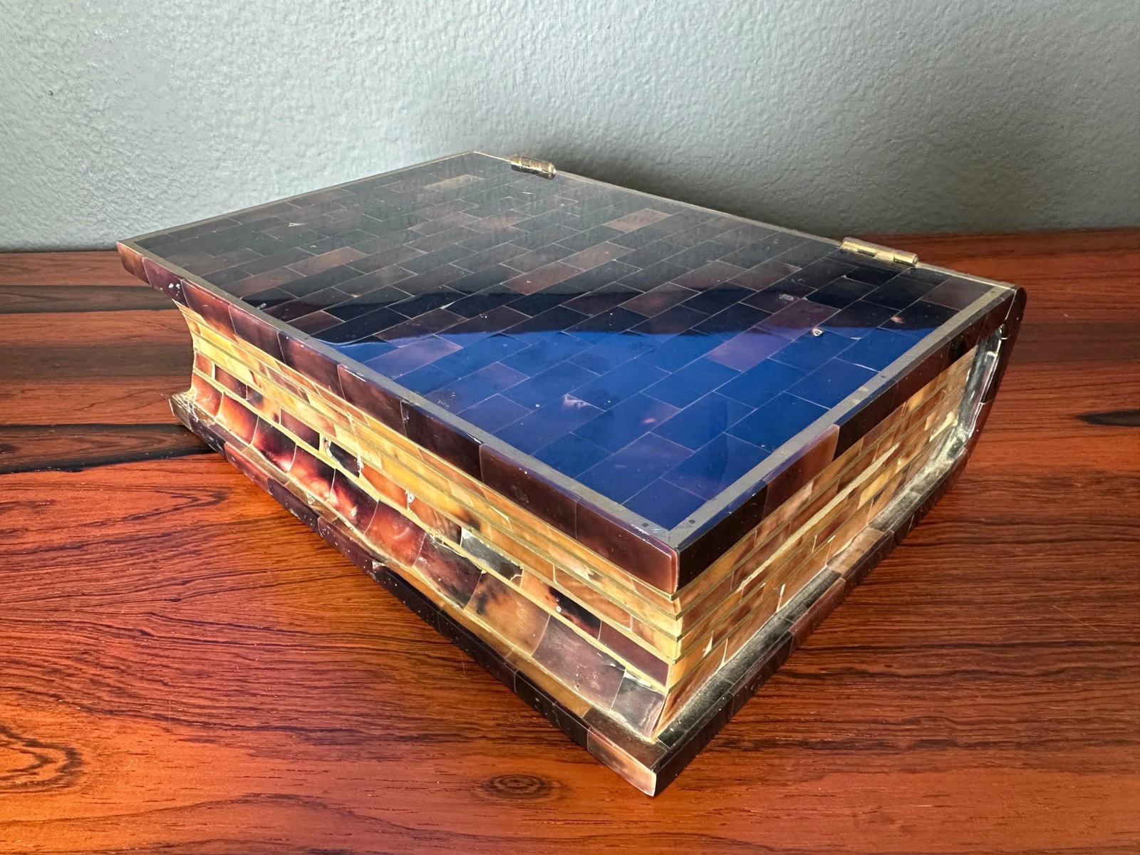 Tessellated Horn Jewelry Box - 10