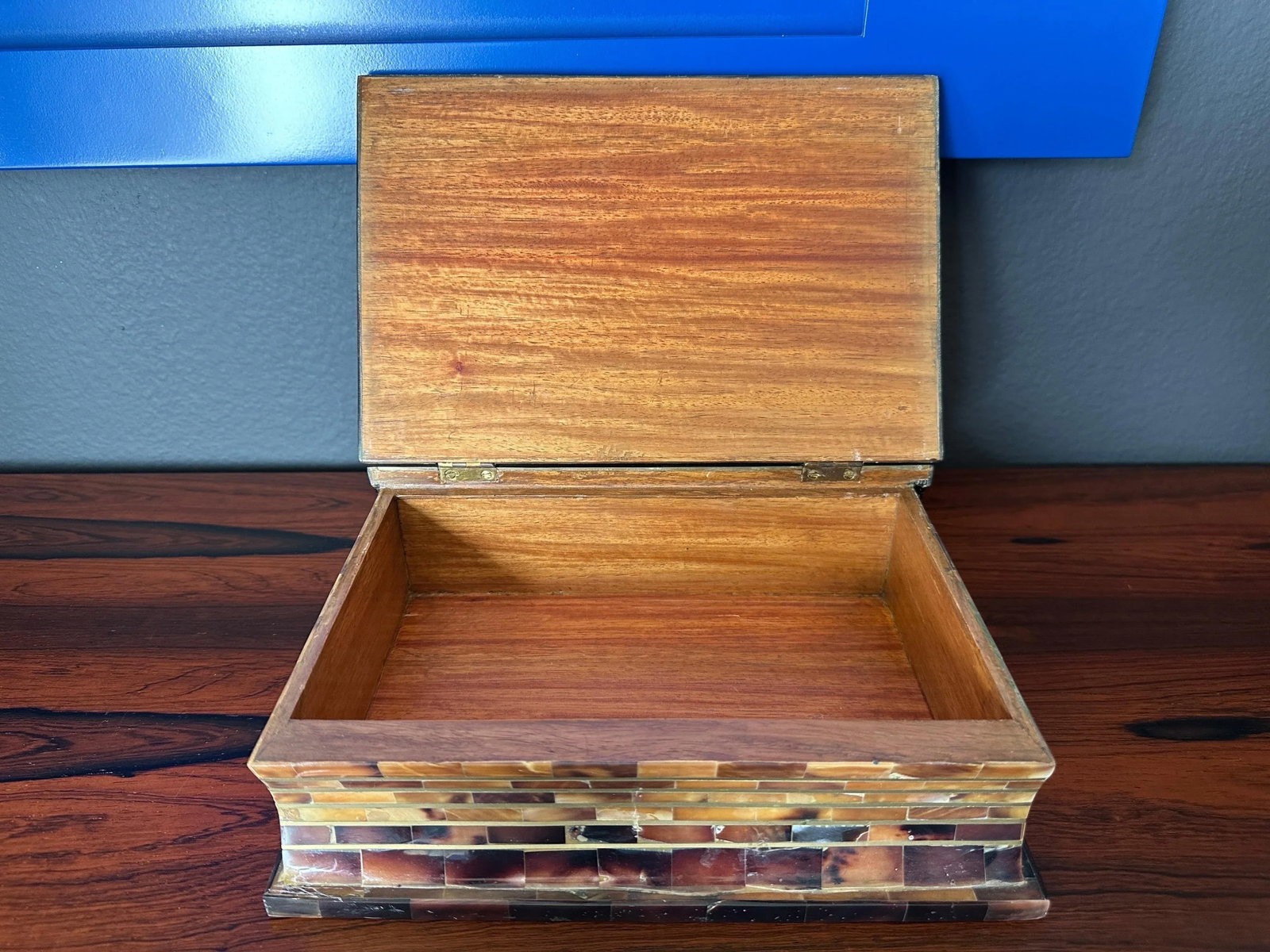 Tessellated Horn Jewelry Box - 11