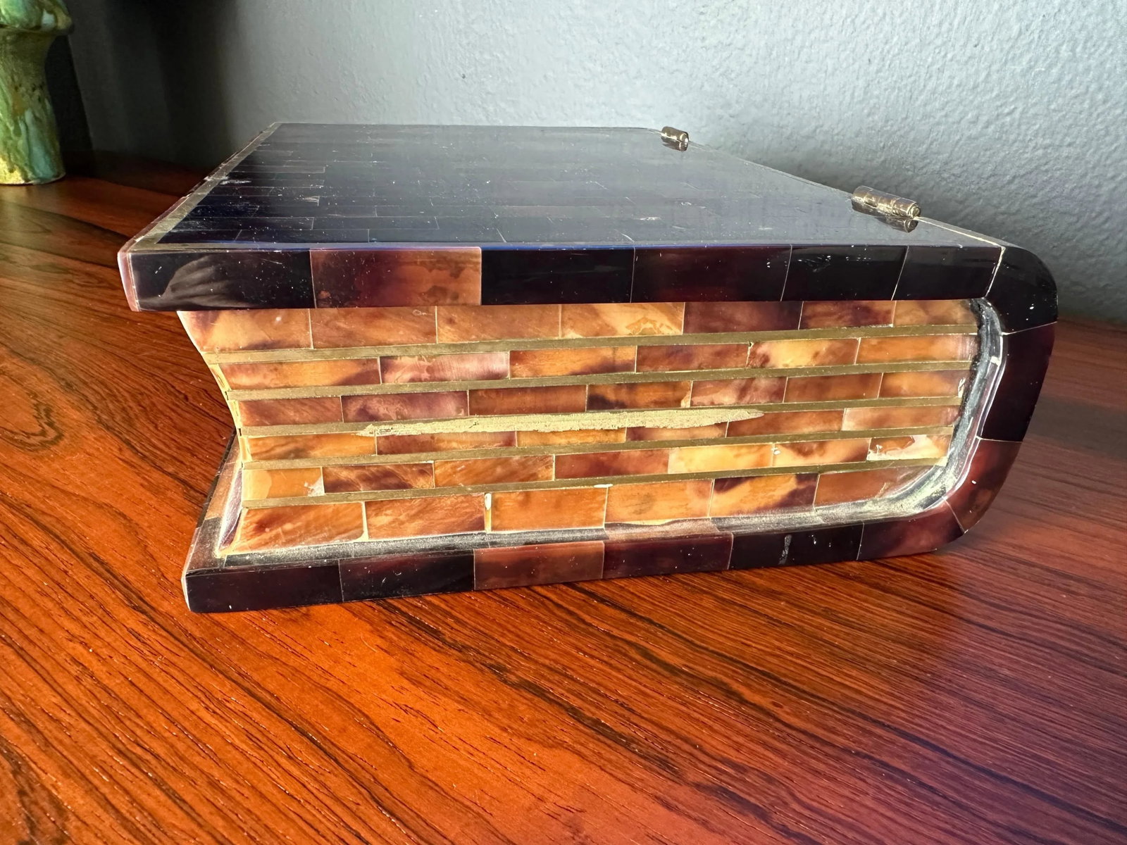 Tessellated Horn Jewelry Box - 3