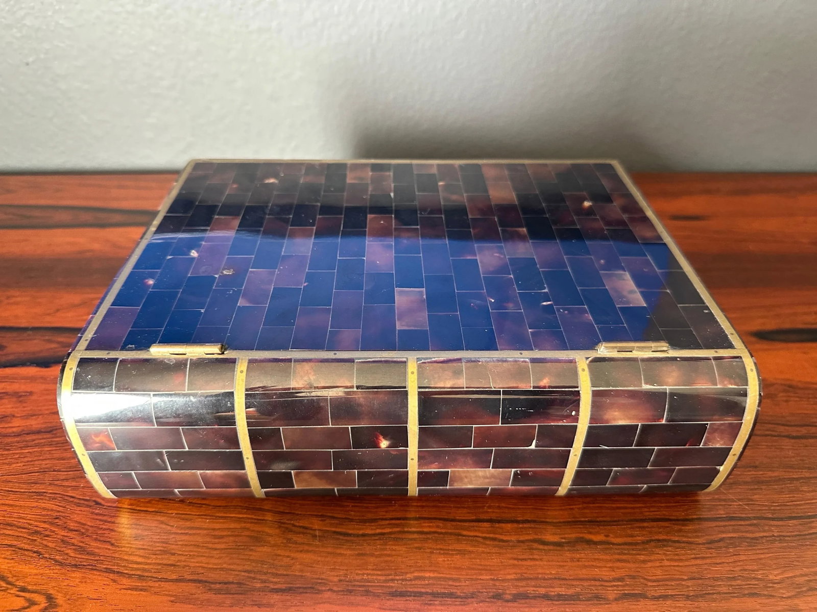 Tessellated Horn Jewelry Box - 6