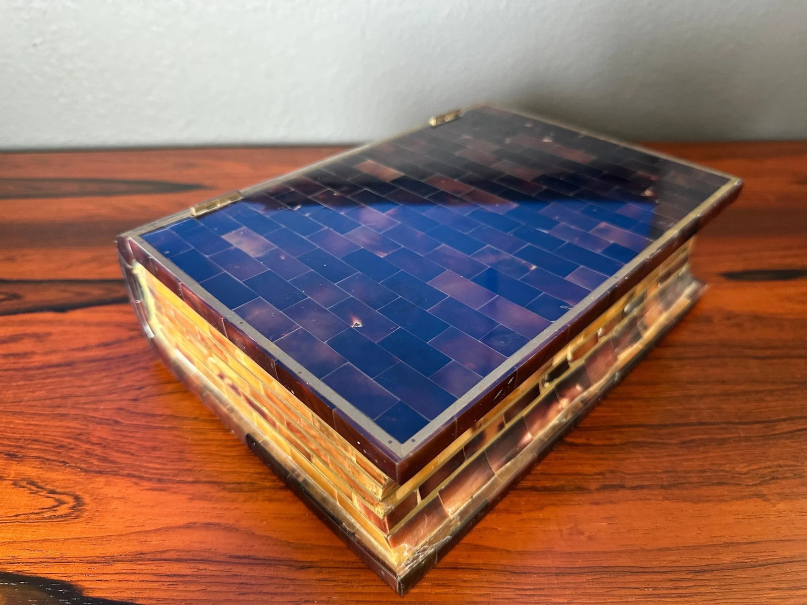 Tessellated Horn Jewelry Box - 8