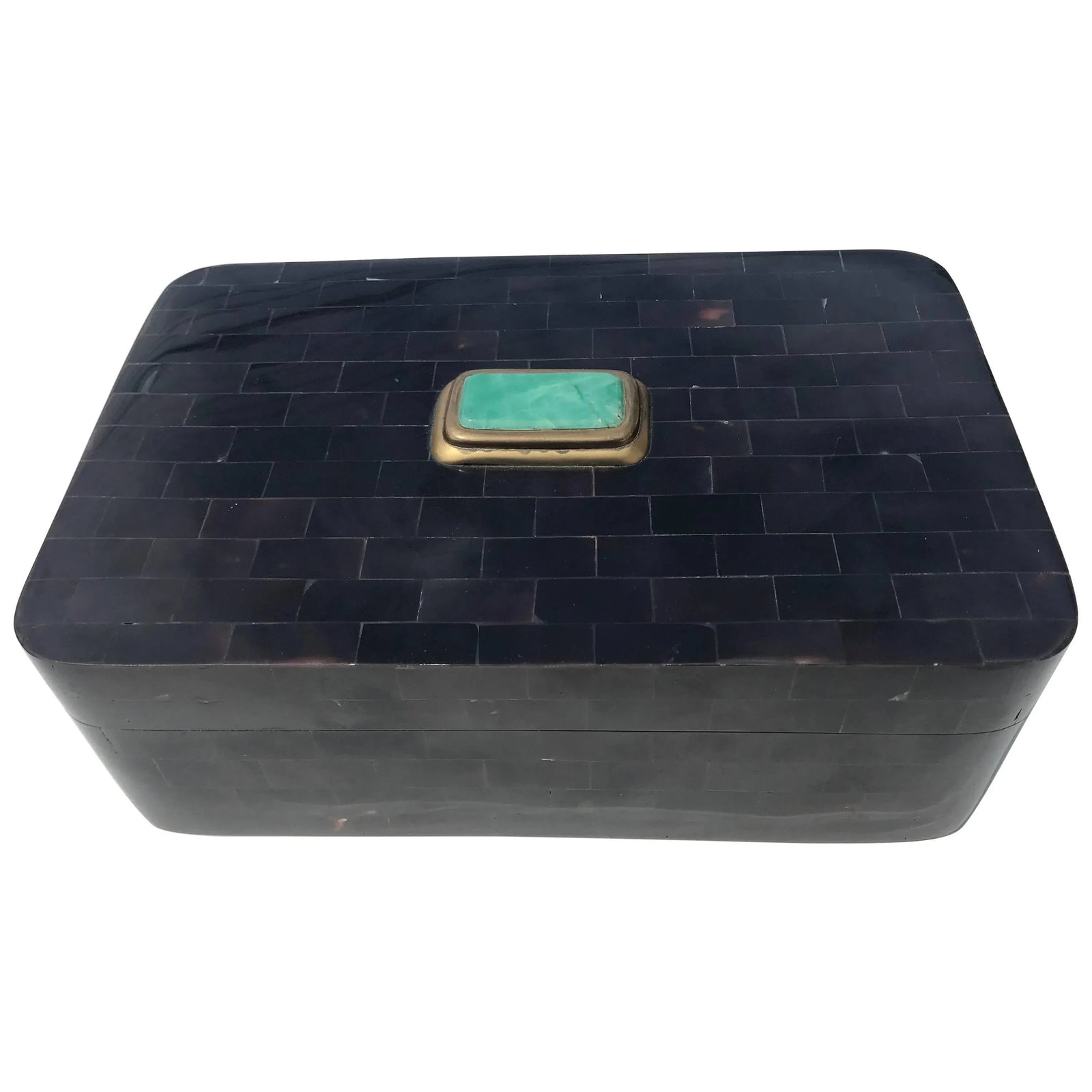 Tessellated Horn Jewelry Box by Maitland-Smith - 5
