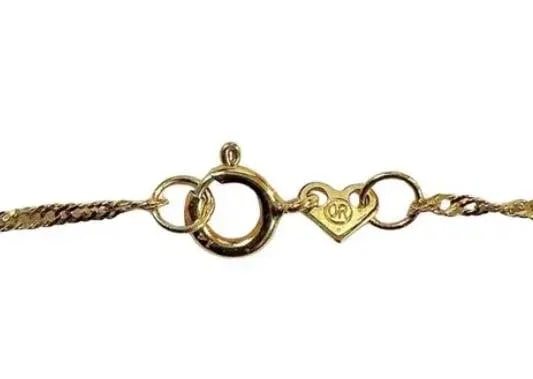 14k Gold "J" Initial Pendant Necklace With Diamond Accent - 4