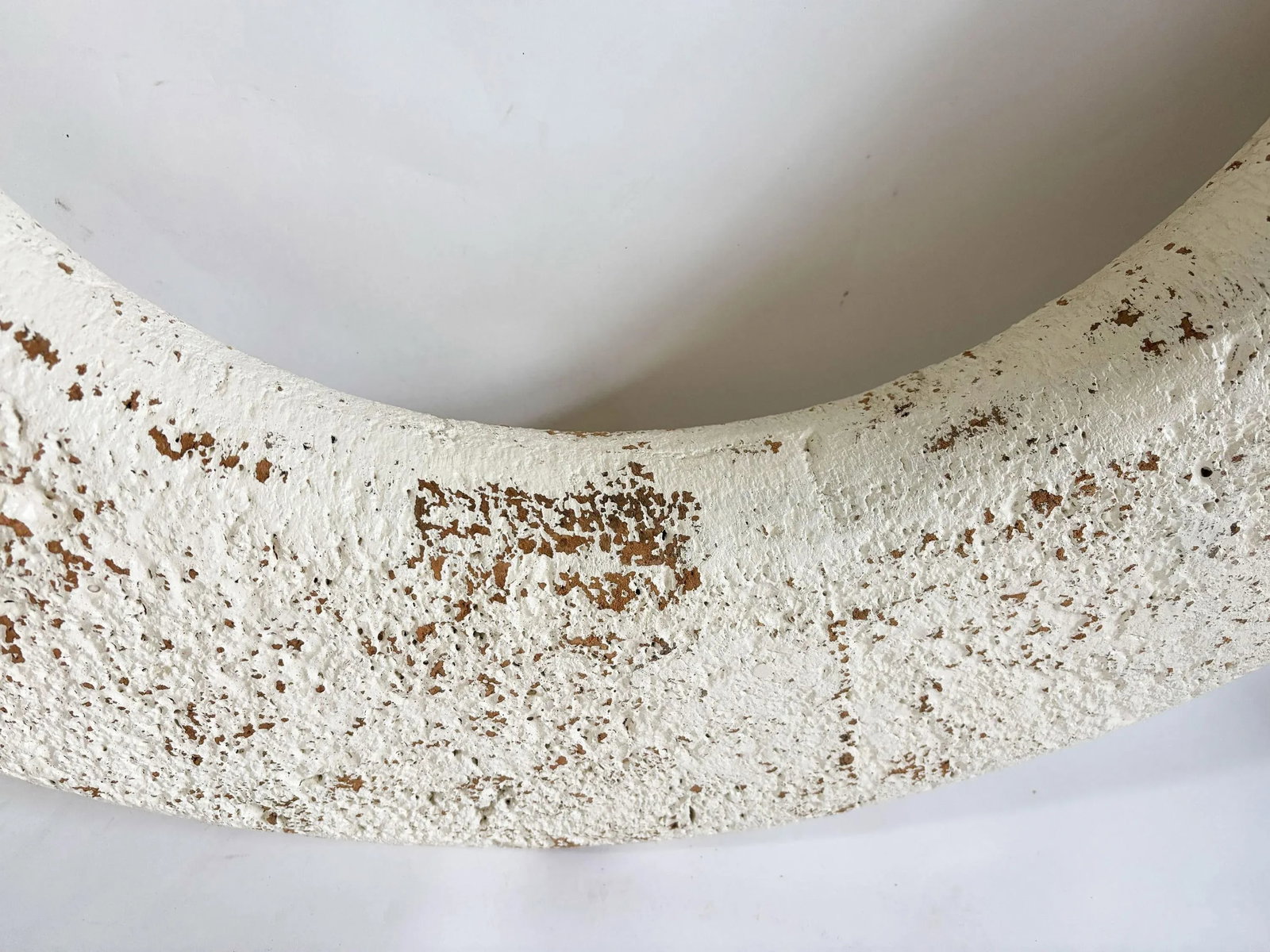 1920s Antique Cork Life Preserver Ring, Coastal Beach House Decor - 8