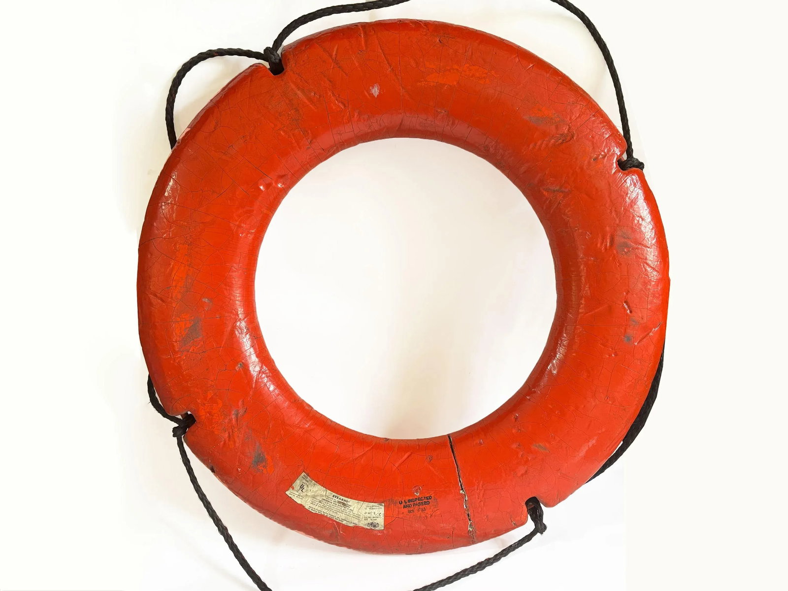 Vintage Life Preserver Ring, Coastal Beach House Decor - 4
