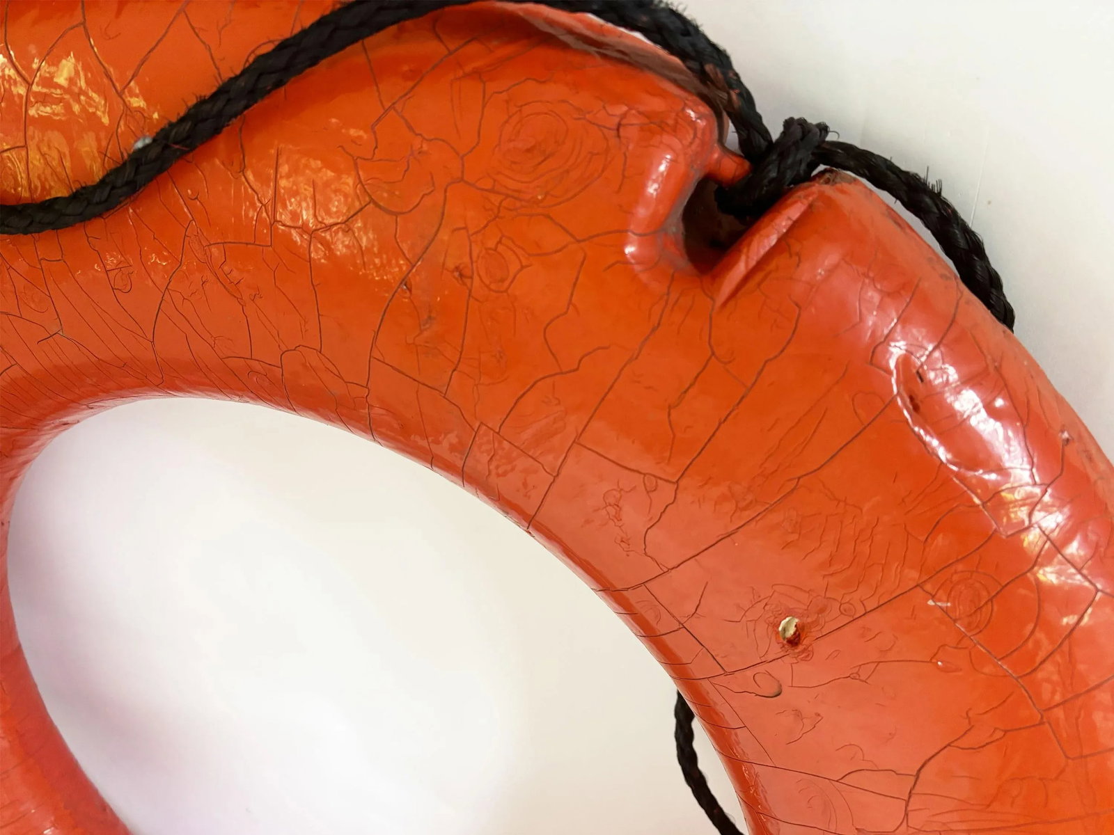 Vintage Life Preserver Ring, Coastal Beach House Decor - 5