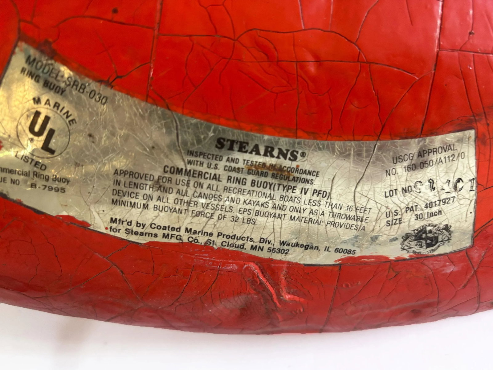 Vintage Life Preserver Ring, Coastal Beach House Decor - 8