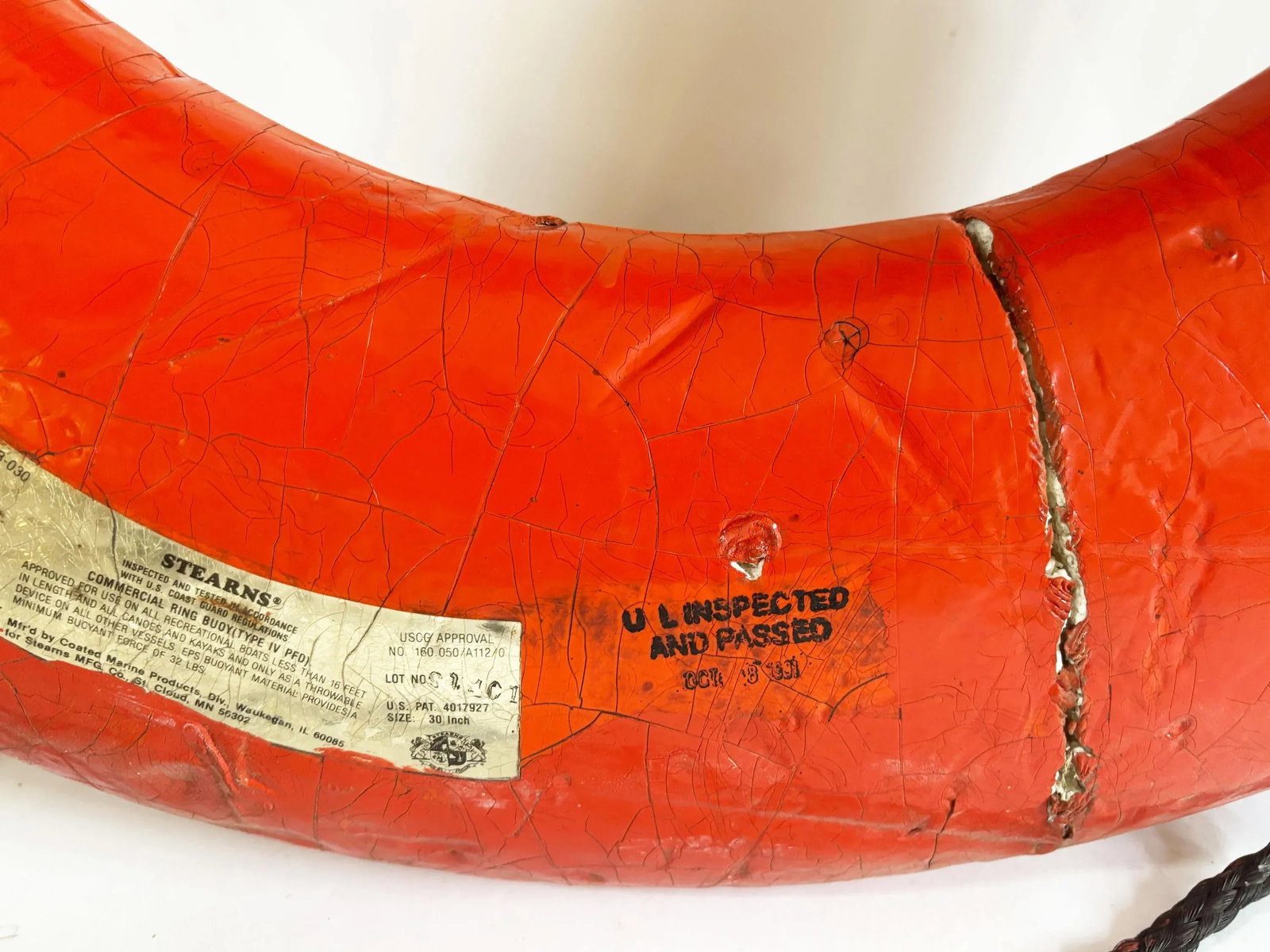 Vintage Life Preserver Ring, Coastal Beach House Decor - 9