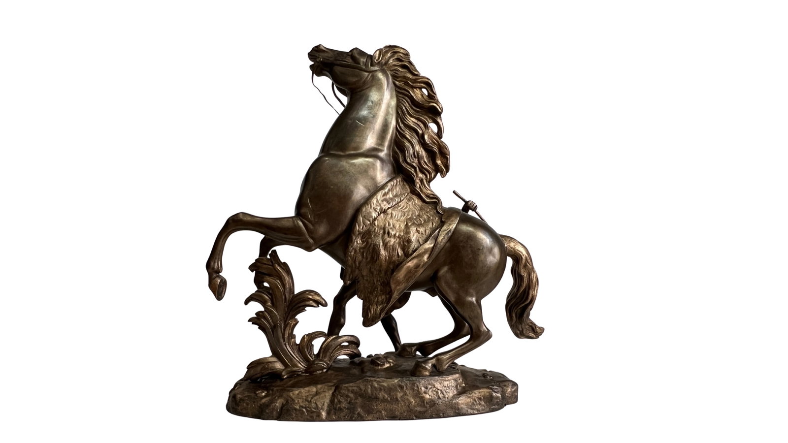 Antique Bronze Sculpture Styled After Cheval De Marly by Guillaume Coustou - 9