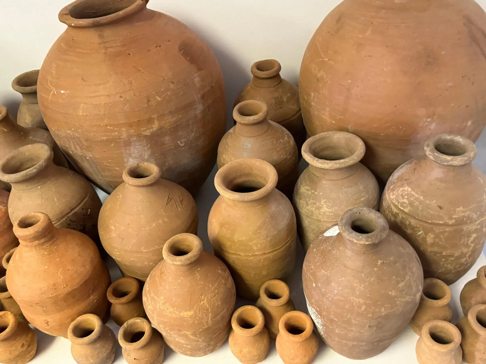 46 Piece Collection of 19th /20th C. Spanish Colonial Tinajas/ Vases - 3
