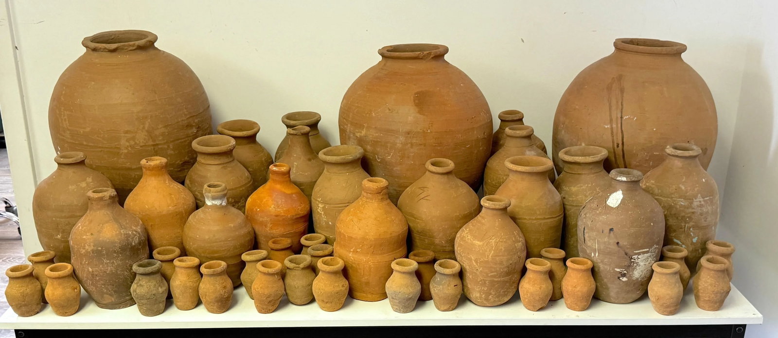46 Piece Collection of 19th /20th C. Spanish Colonial Tinajas/ Vases - 5