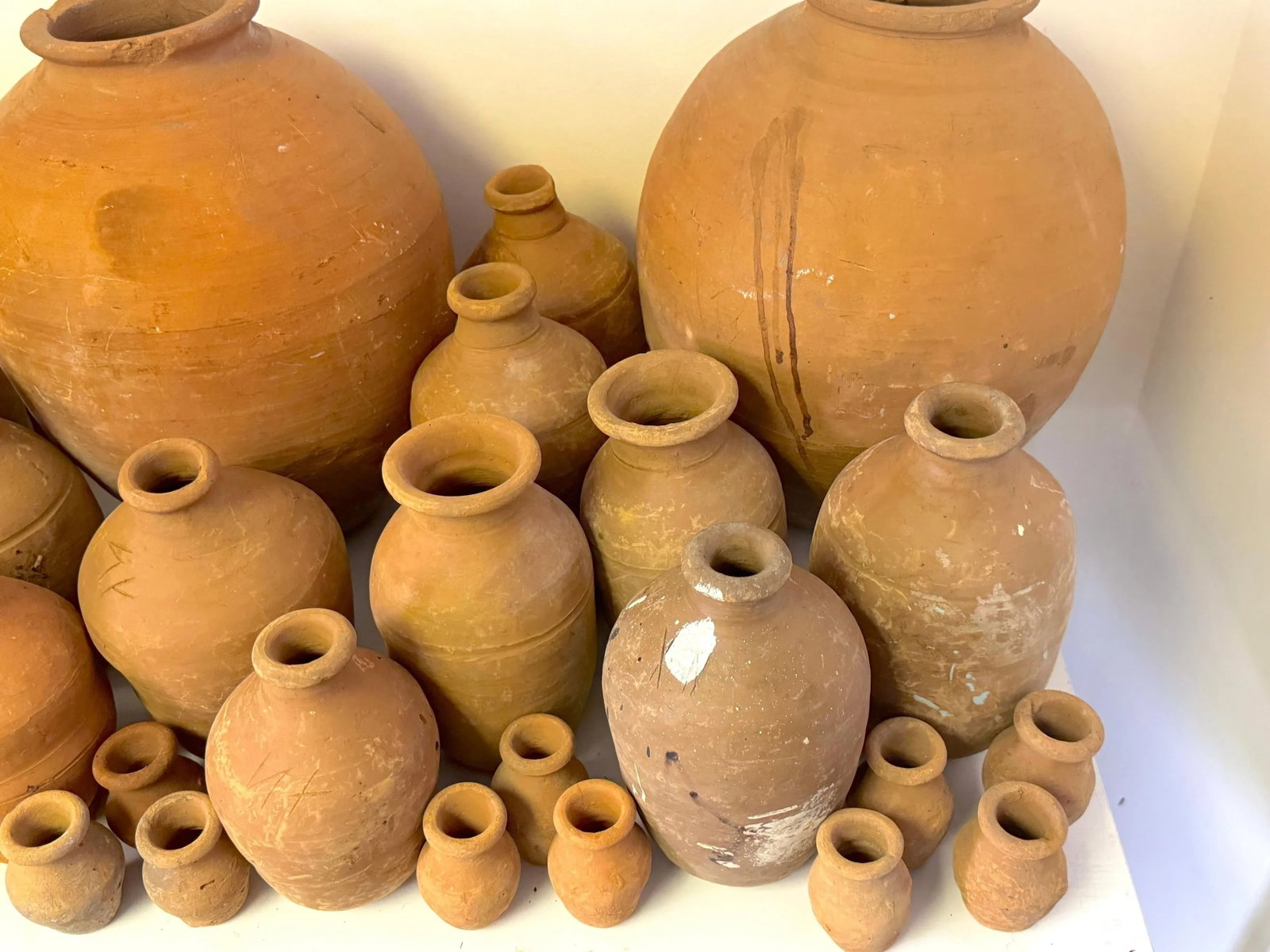 46 Piece Collection of 19th /20th C. Spanish Colonial Tinajas/ Vases - 6