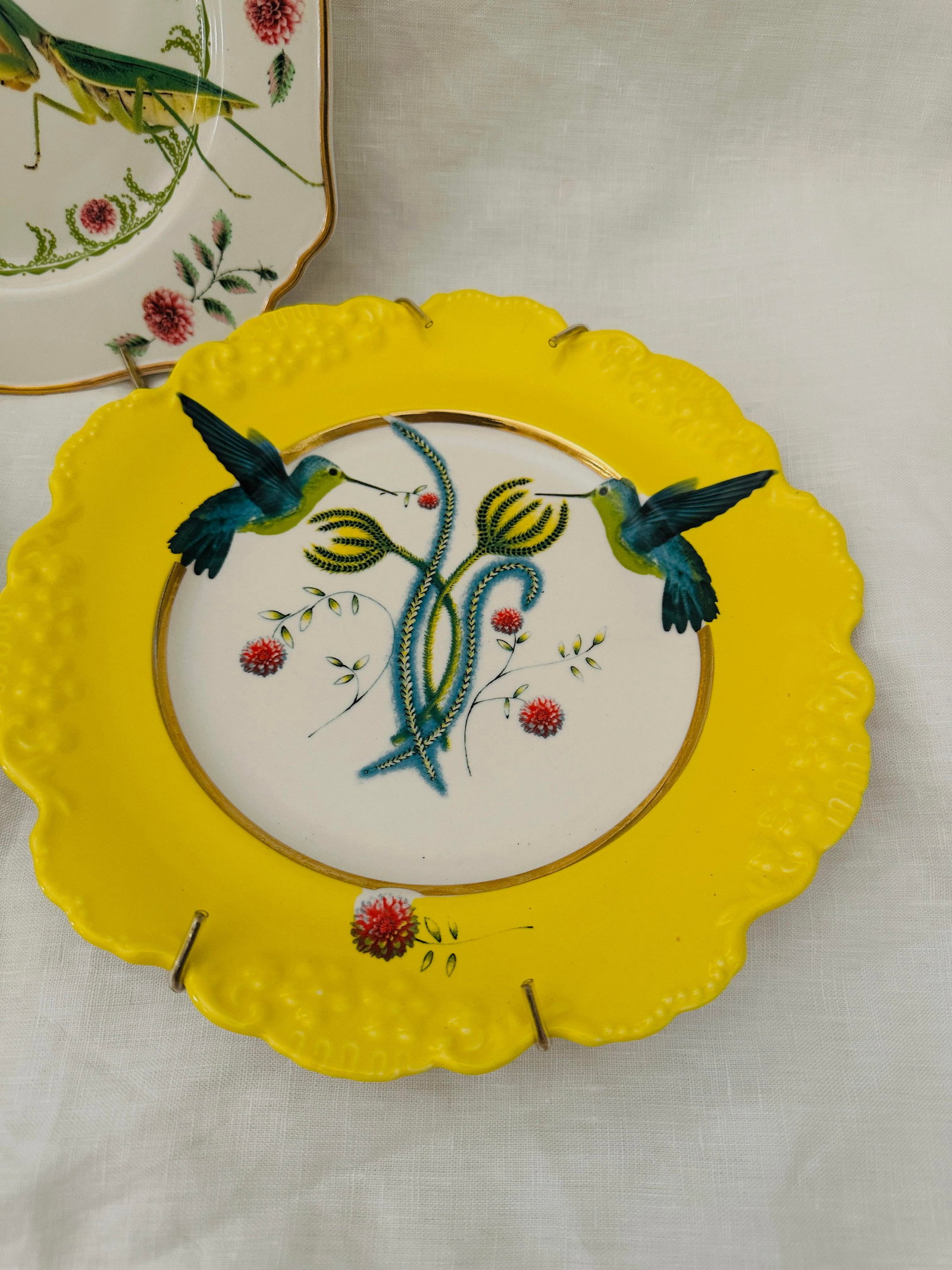 Anthropologie Lou Rota Set of 3 "Nature Table" Salad Plates - 2