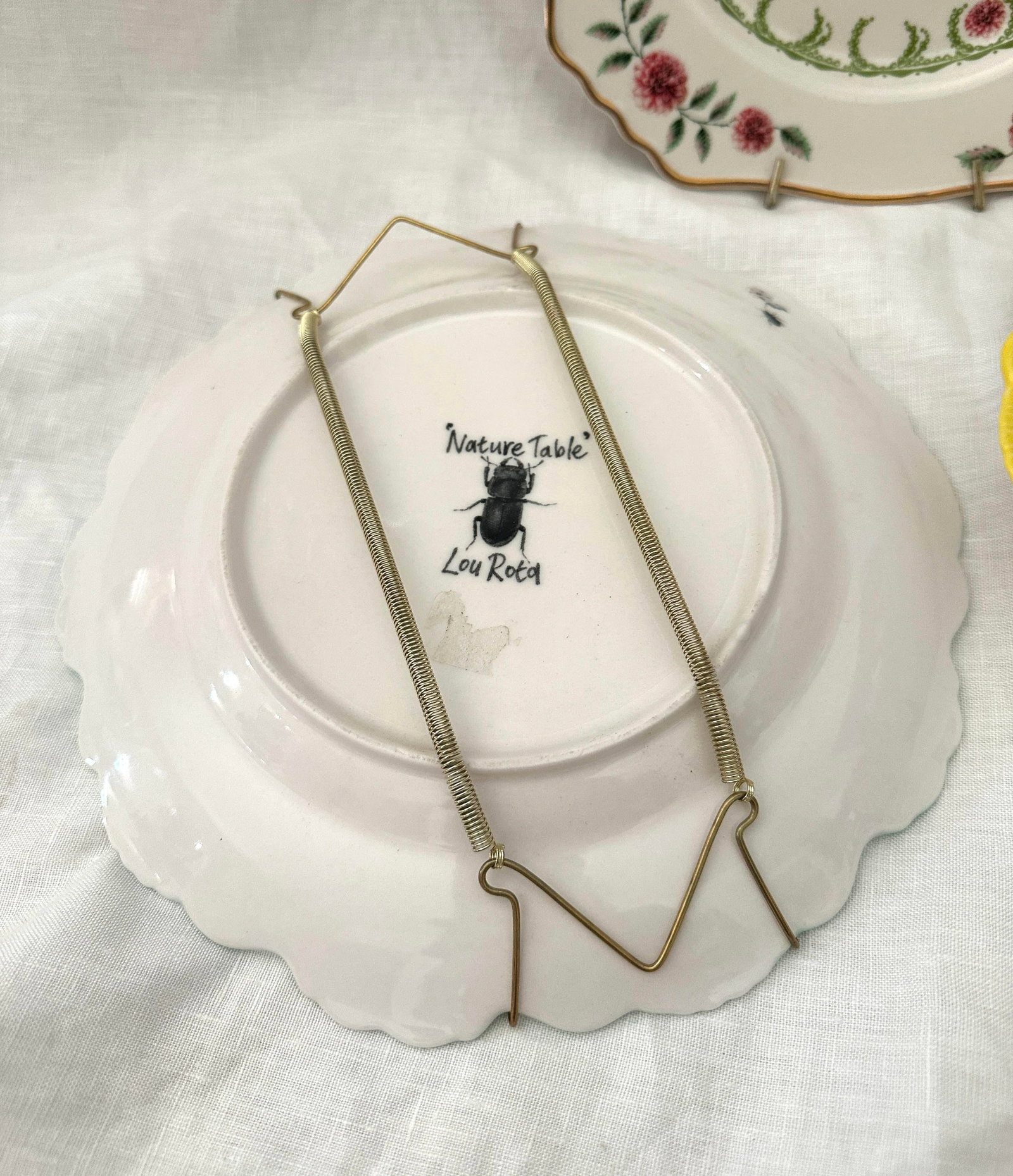 Anthropologie Lou Rota Set of 3 "Nature Table" Salad Plates - 7