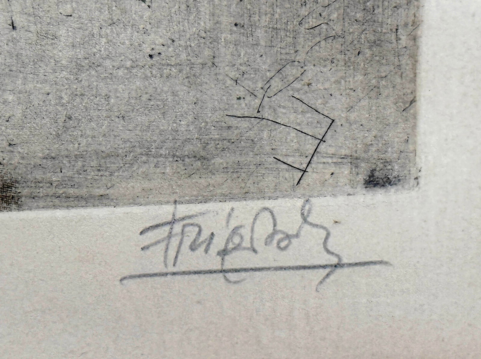 Modernist Johnny Friedlaender Signed Abstract Surrealist Print Etching - 9