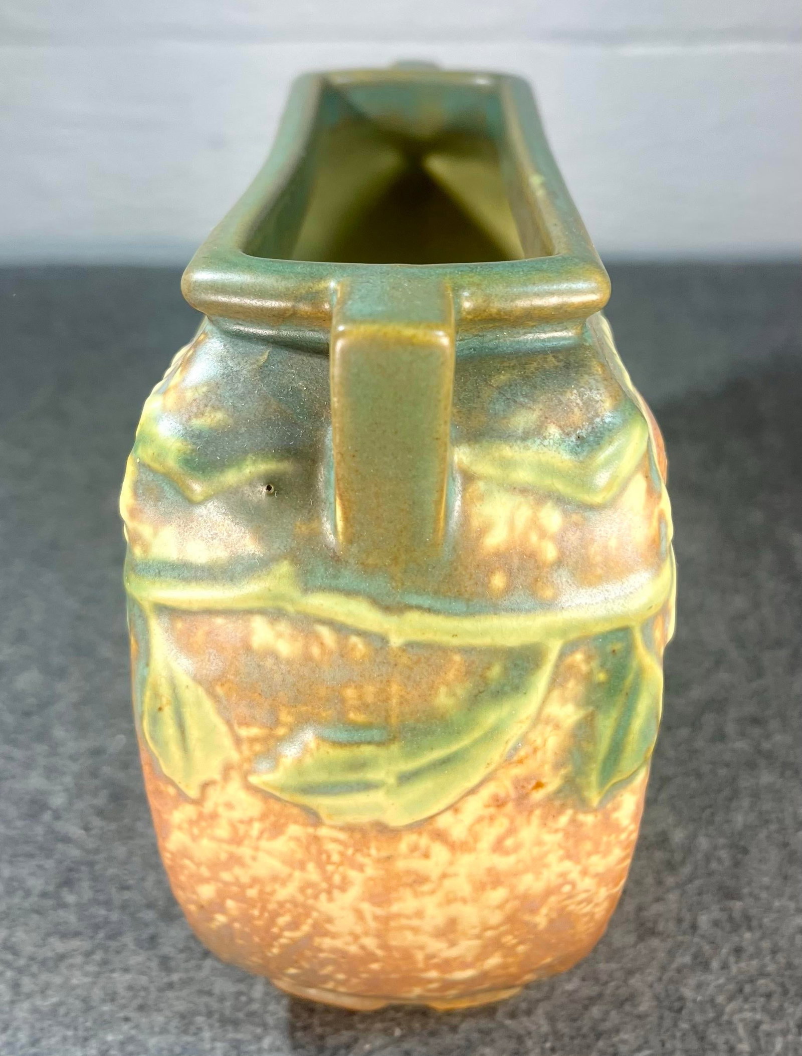 Antique Roseville Dahlrose Art Pottery Vase - 4