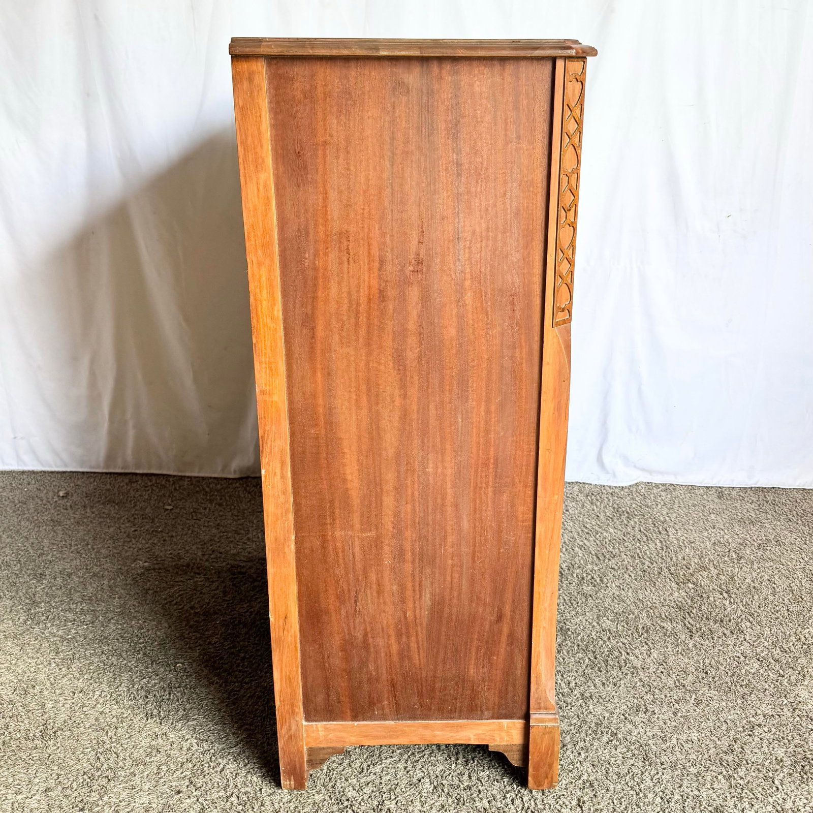 Antique French Provincial Style Wooden Highboy by Imperial Furniture Manufacturing - 6