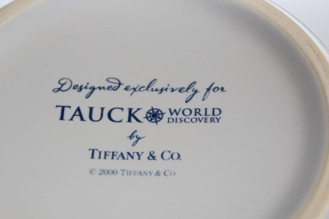 Tiffany & Co. Porcelain Lidded Box Designed for Tauck World France - 9