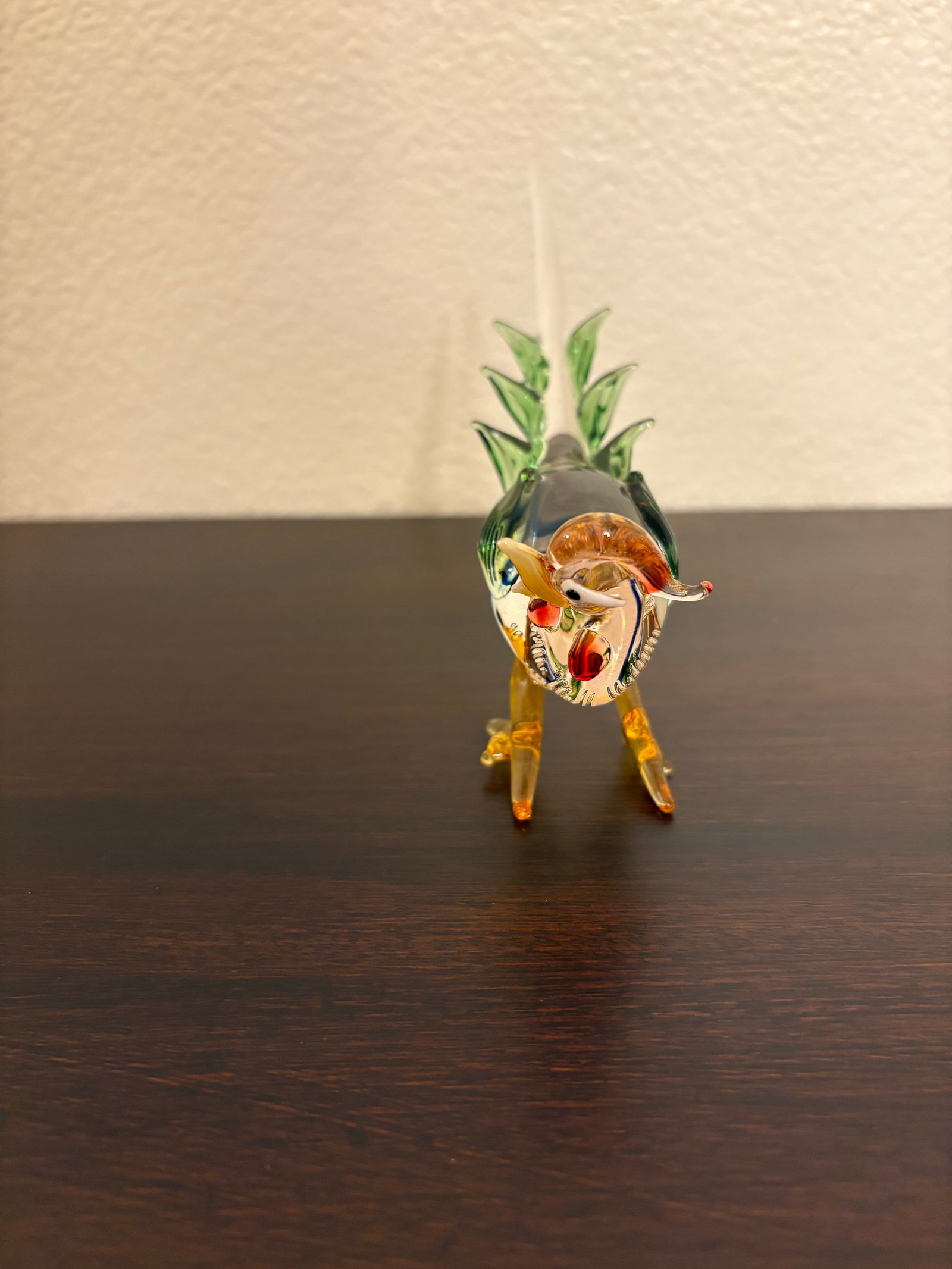 Murano Blown Glass Multi-Color Delicate Road Runner - 4
