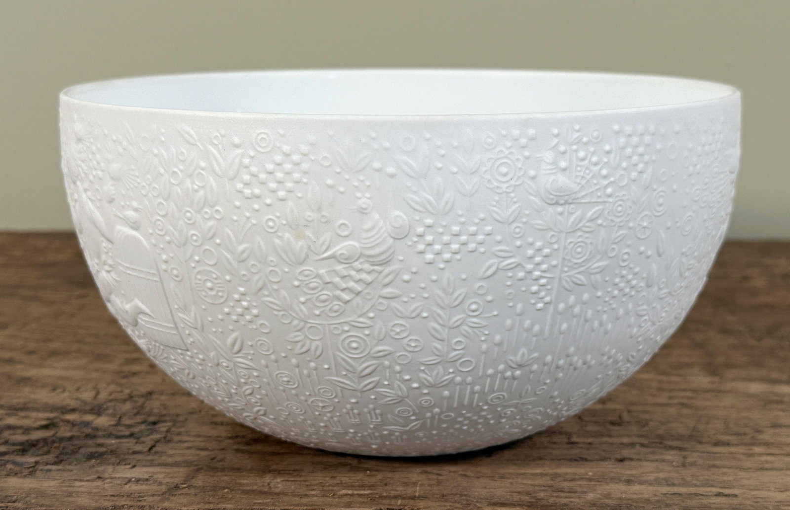 Mid Century Rosenthal Studio Line Porcelain Bowl BjÃ¸rn Wiinblad Magic Flute Relief Motif - 4