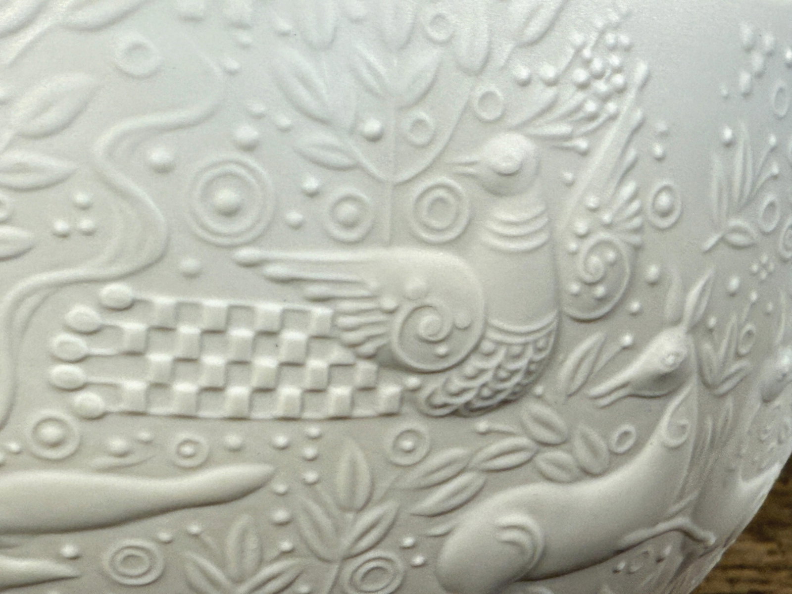 Mid Century Rosenthal Studio Line Porcelain Bowl BjÃ¸rn Wiinblad Magic Flute Relief Motif - 5
