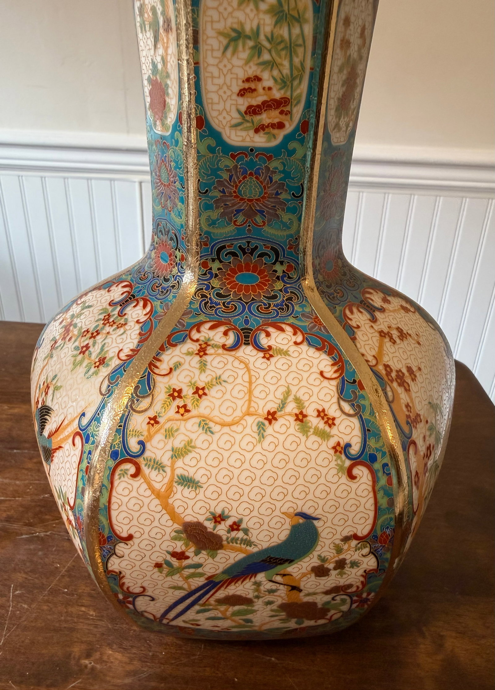 Meija Era Cloisonne Vase - 12