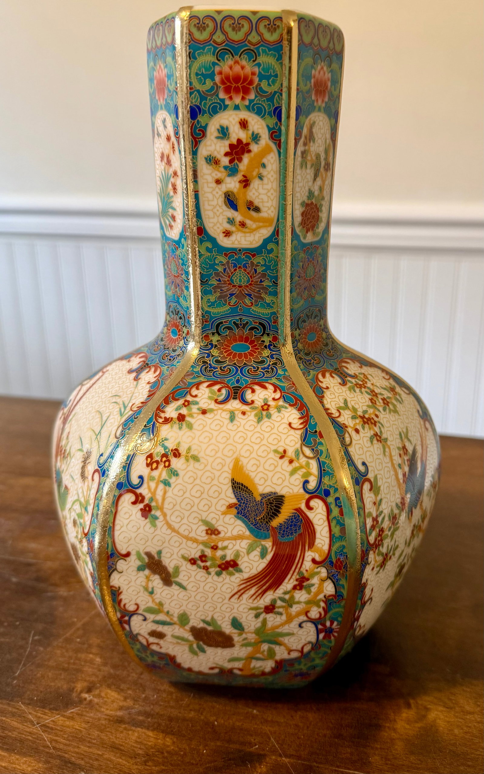 Meija Era Cloisonne Vase - 5