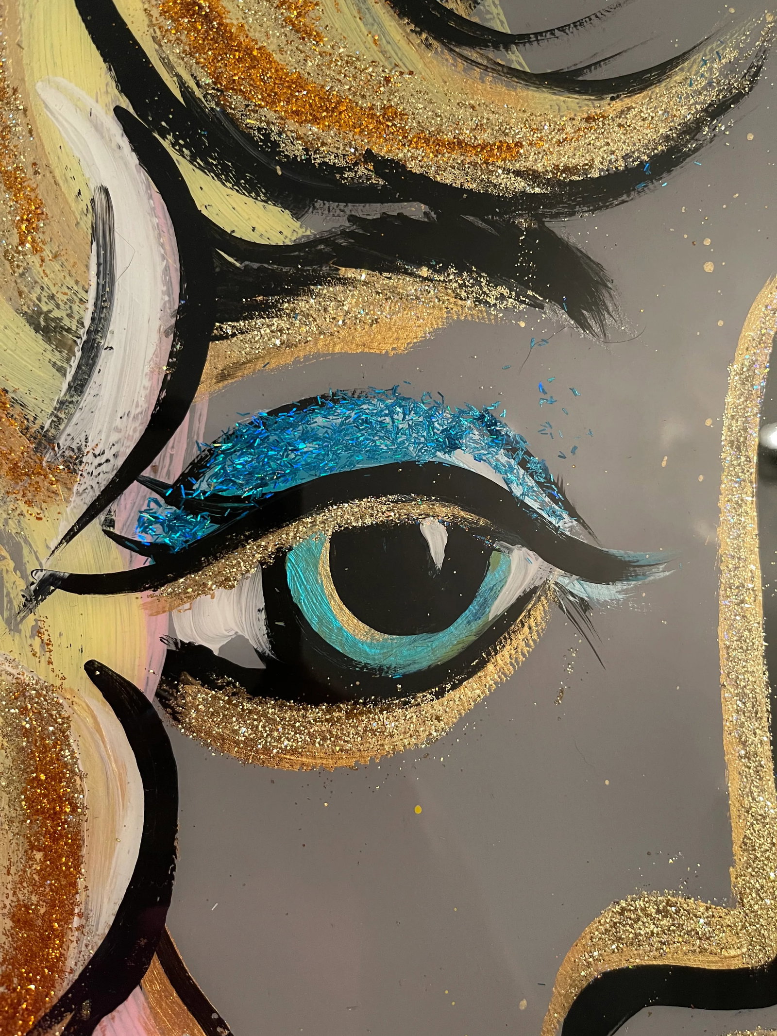 Marilyn Monroe Contemporary Abstract Portrait Collaboration with Peter Keil and MiMo (Mike Moz - 5