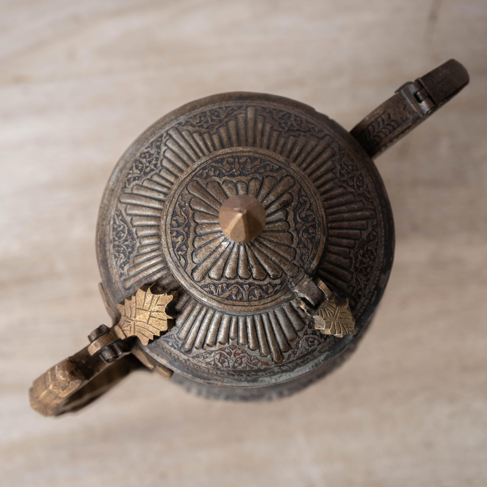 Islamic Tinned-Copper Coffee Pot With Brass Handle, c.1880 - 11