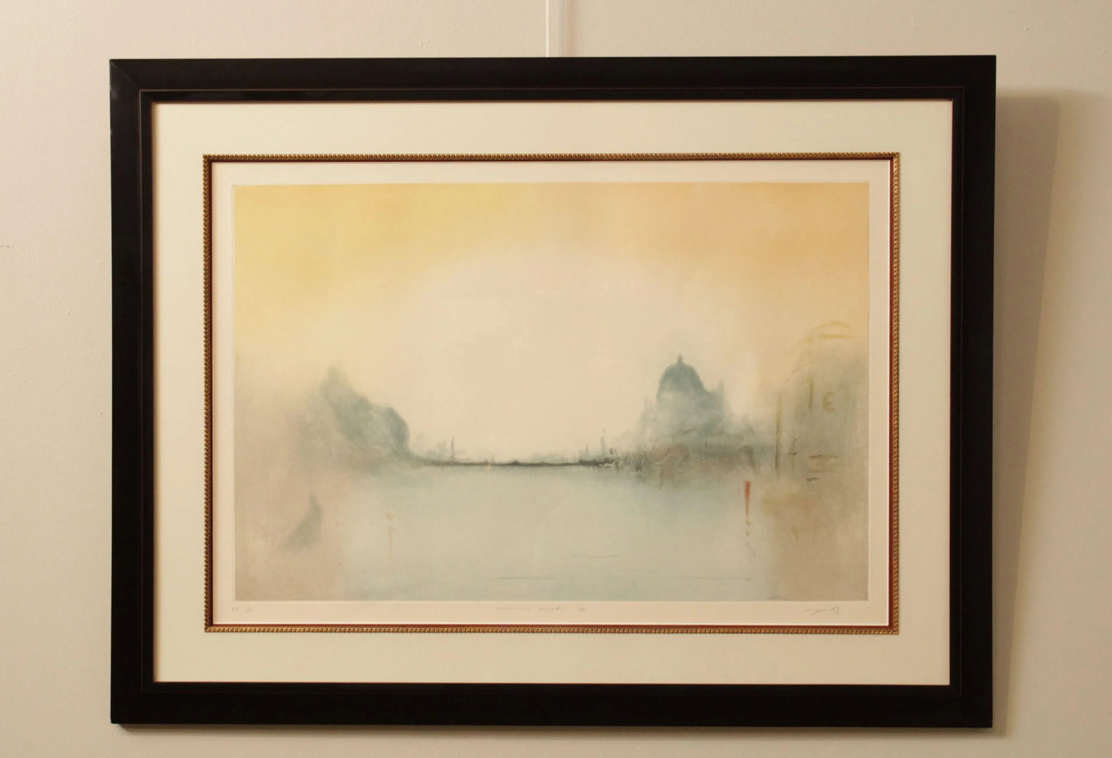 M. J. Wells, 'Morning Mist II' Artist Proof Aquatint - 2
