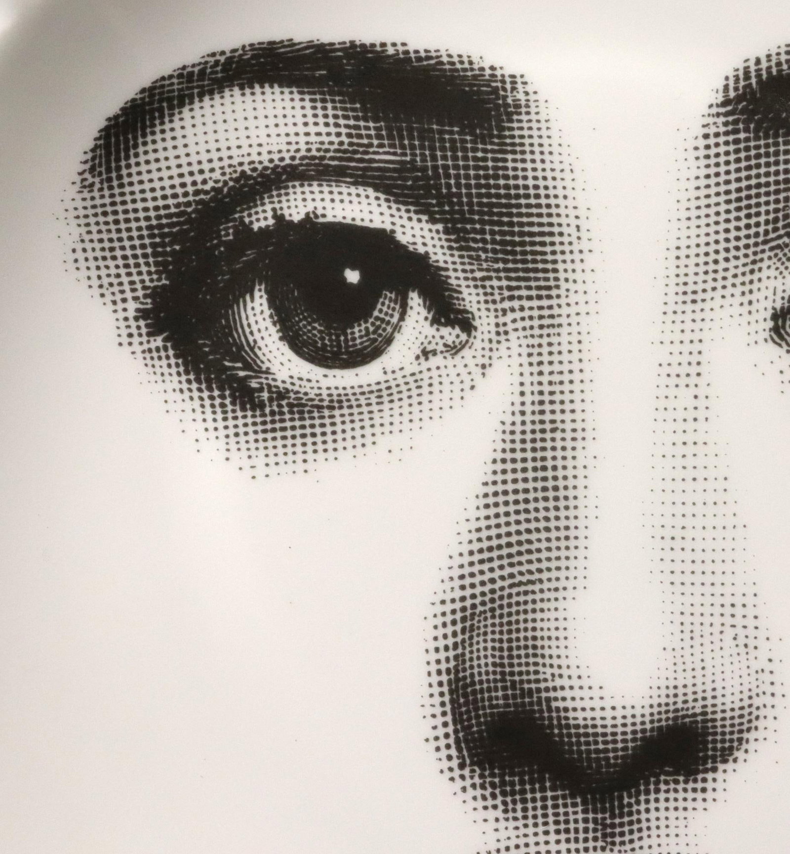 Fornasetti Porcelain Themes & Variation Plate, Pattern Number 6 - 6