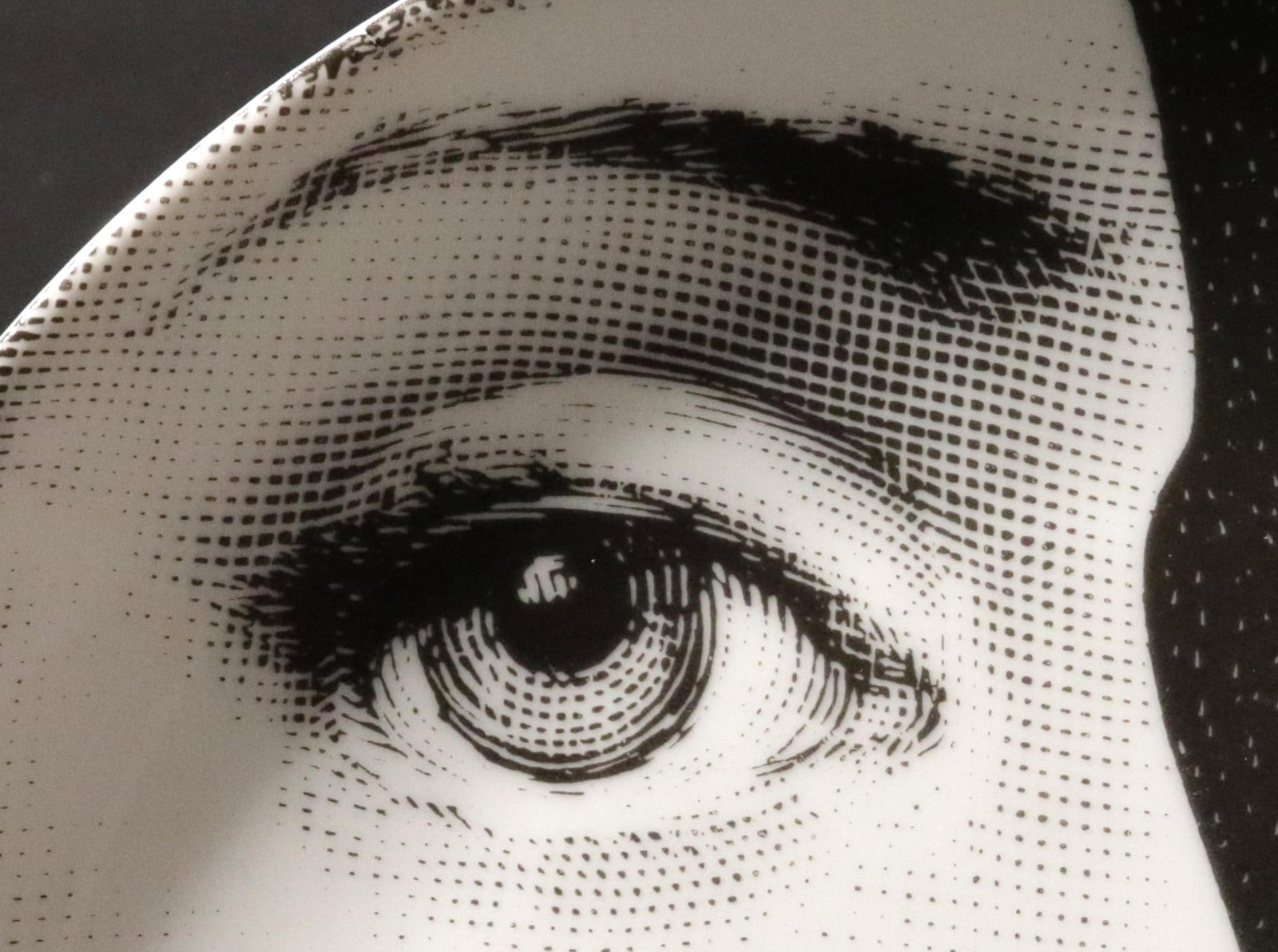 Fornasetti Porcelain Themes & Variation Plate, Number 114 - 6