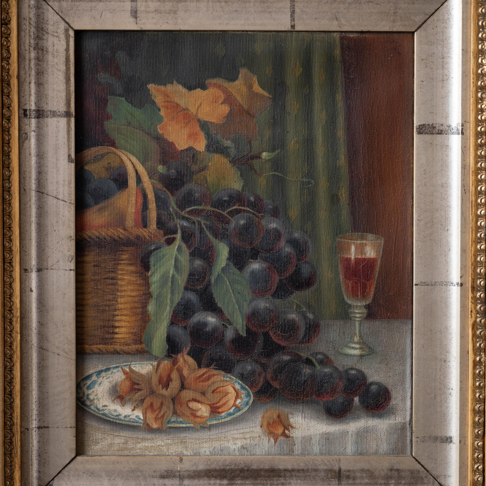 Pair of Victorian Still Life Oil Paintings, English, c.1870 - 6