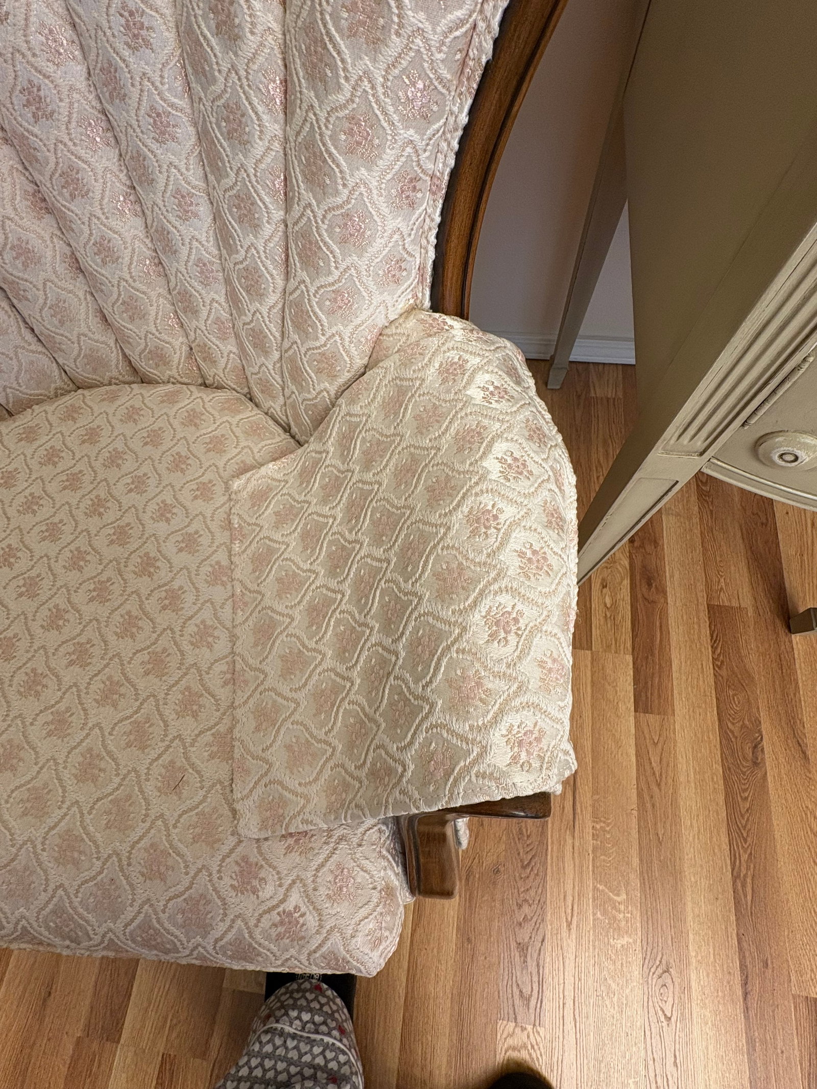 1940s French Louis XV Upholtersed Lounge Chairs - A Pair - 6