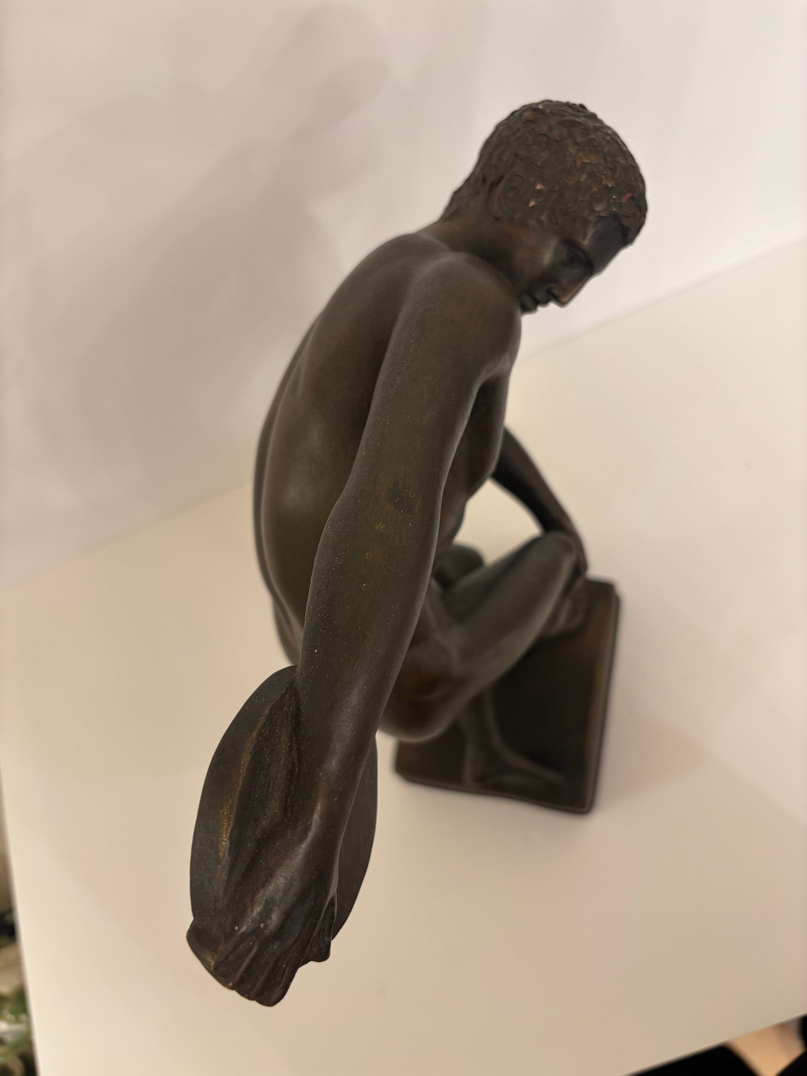 Vintage Bronze Sculpture of the Discobolus by Myron - 4