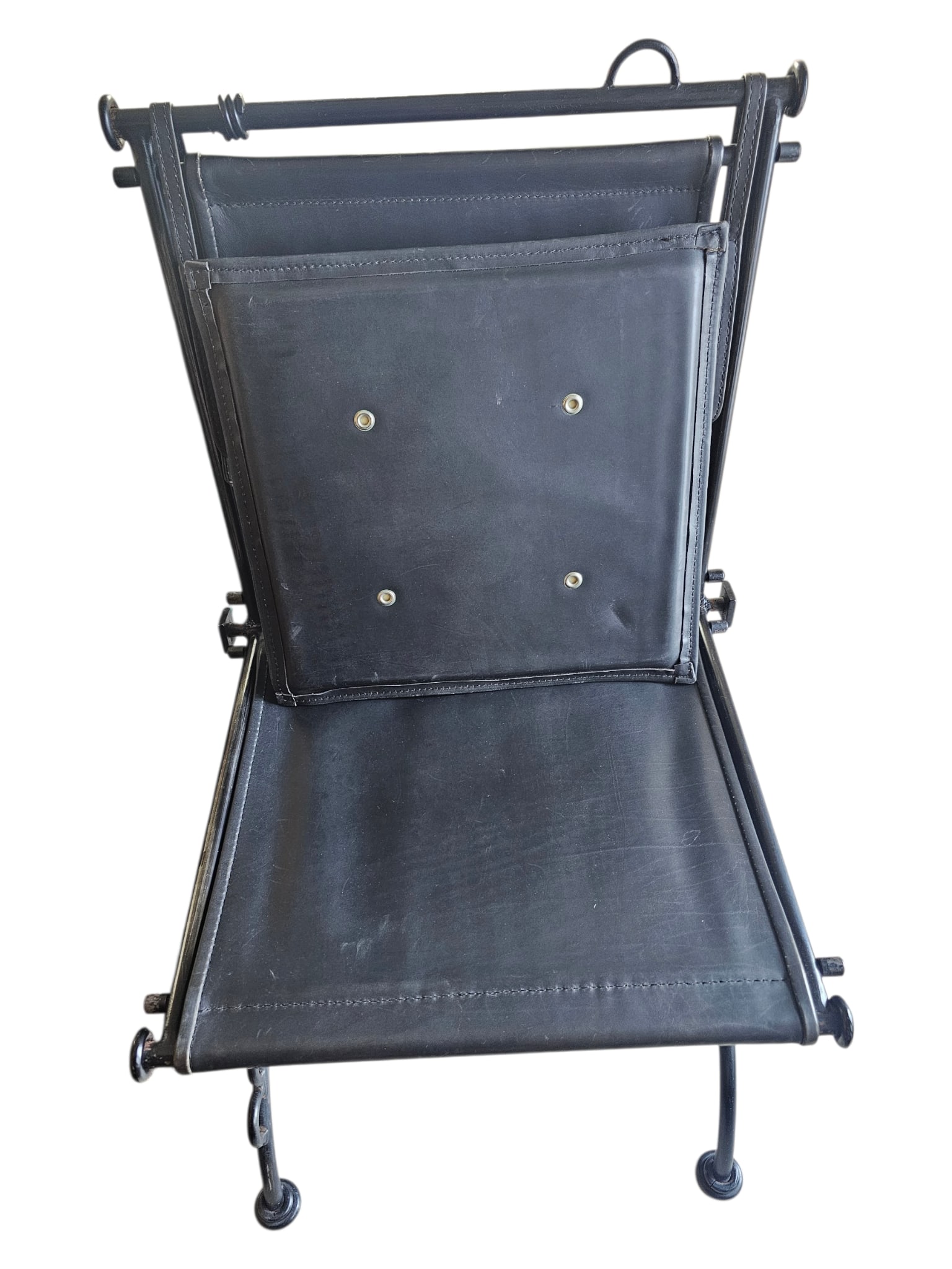1960s Brutalist Style Sling Chair by Ilana Goor - 10