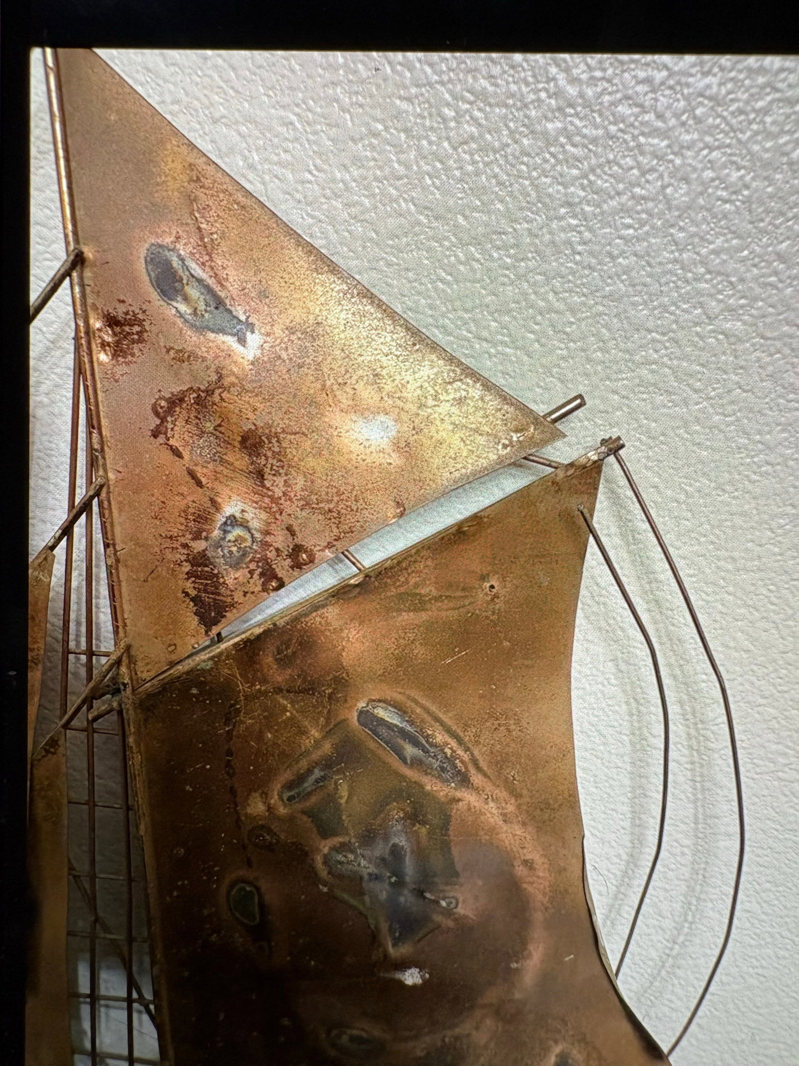 1970s Brutalist Metal Ship - 7