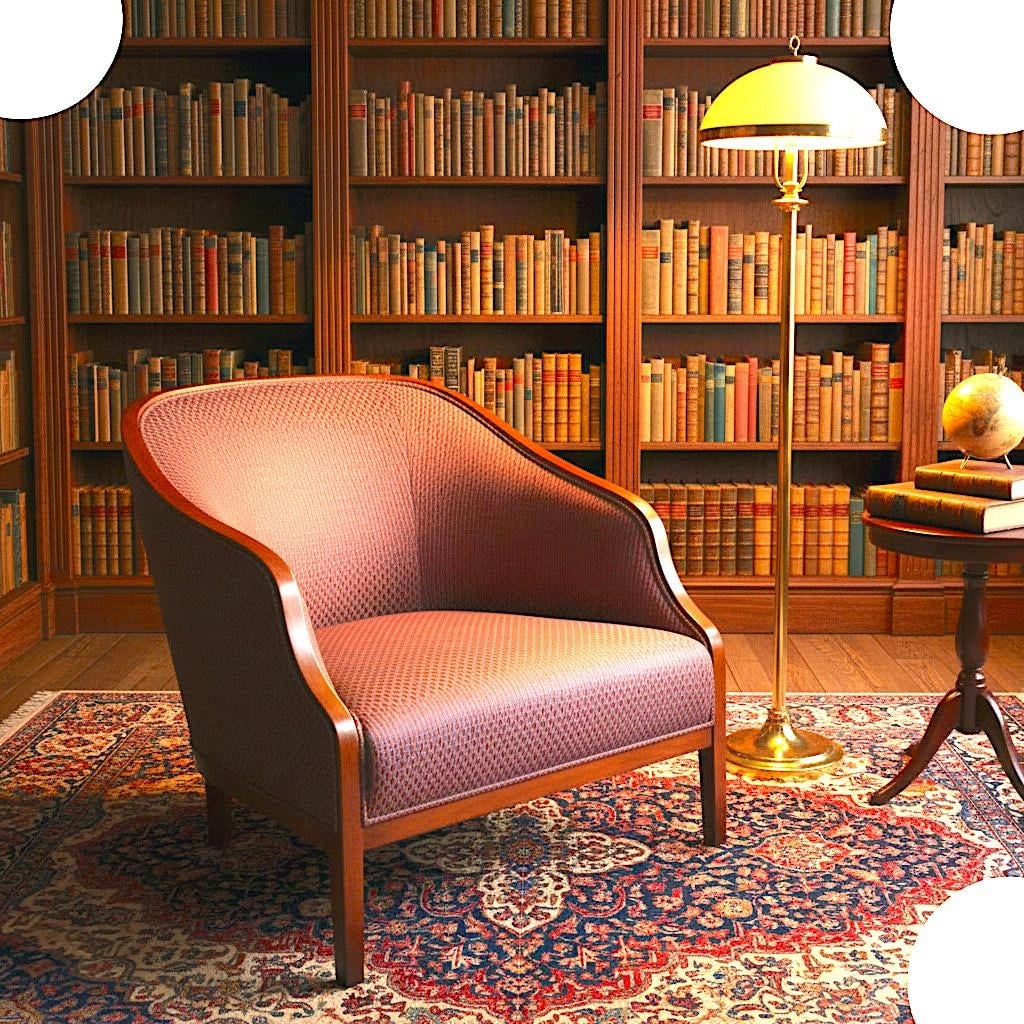 Mid 20th Century Elegant MCM Lounge Chair Attributed to Ward Bennett for Geiger - 4