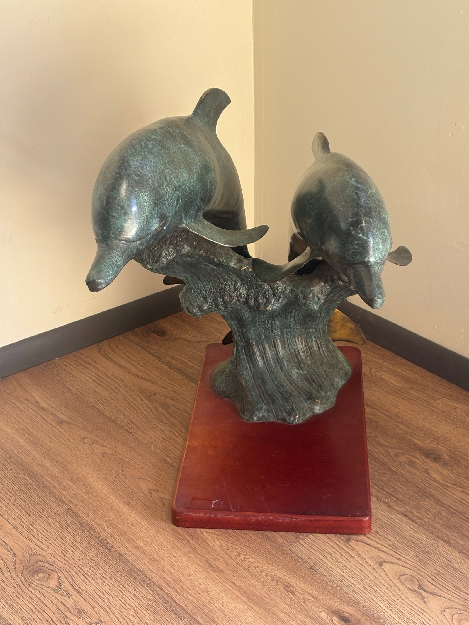 Vintage Bronze Dolphins, "Sea Prancer" - 6