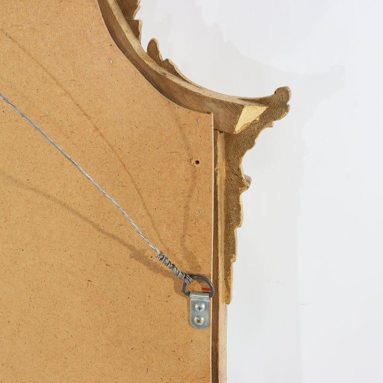 LaBarge French Louis XVI Style Gilt Composite Wall Mirror Signed 20thC - 11
