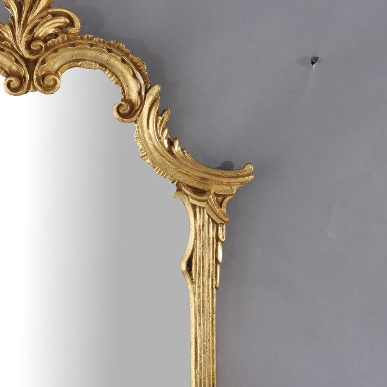 LaBarge French Louis XVI Style Gilt Composite Wall Mirror Signed 20thC - 6