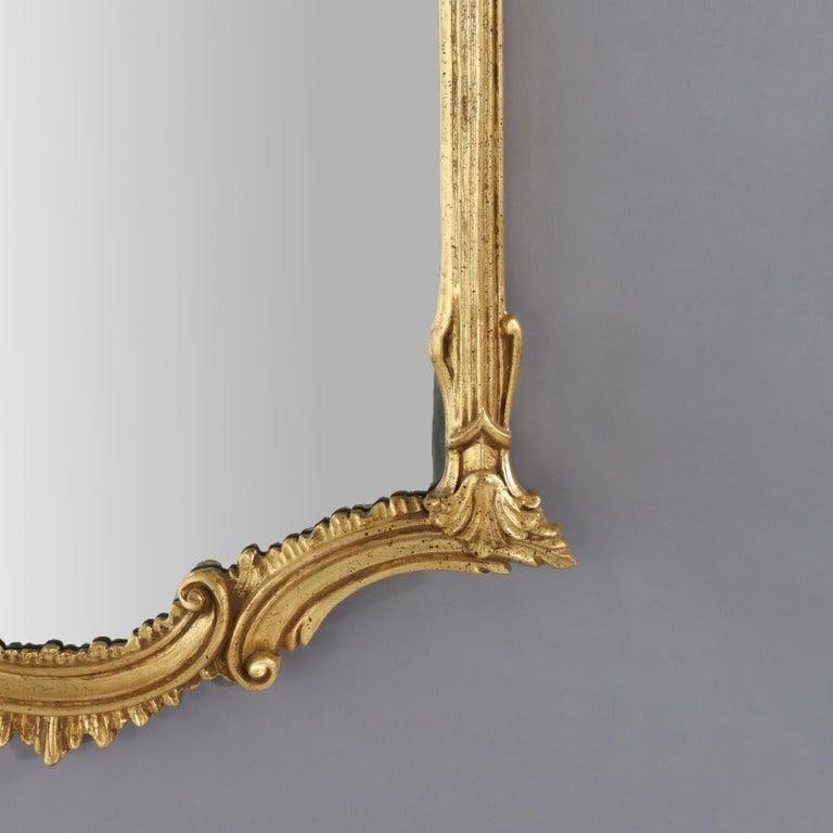 LaBarge French Louis XVI Style Gilt Composite Wall Mirror Signed 20thC - 7