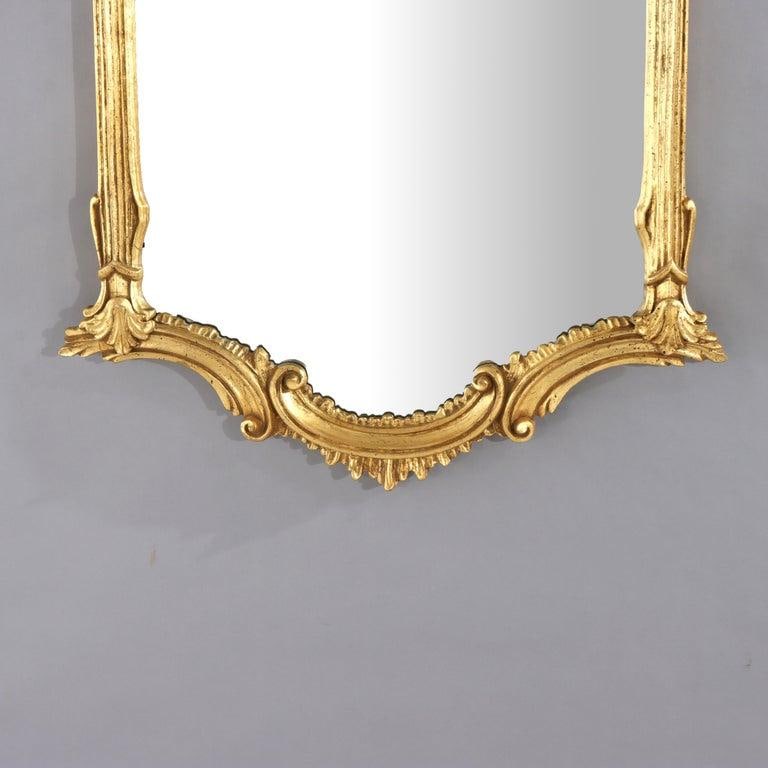 LaBarge French Louis XVI Style Gilt Composite Wall Mirror Signed 20thC - 8