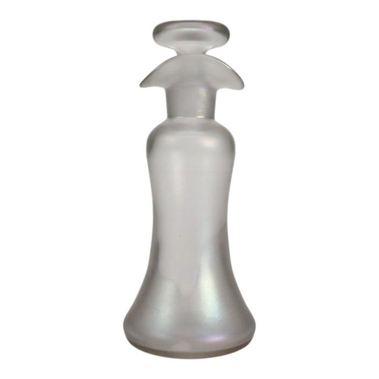 Antique Steuben Verra De Soie Glass Decanter C1920 - 3