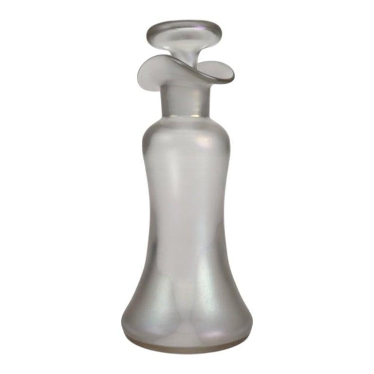 Antique Steuben Verra De Soie Glass Decanter C1920 - 4